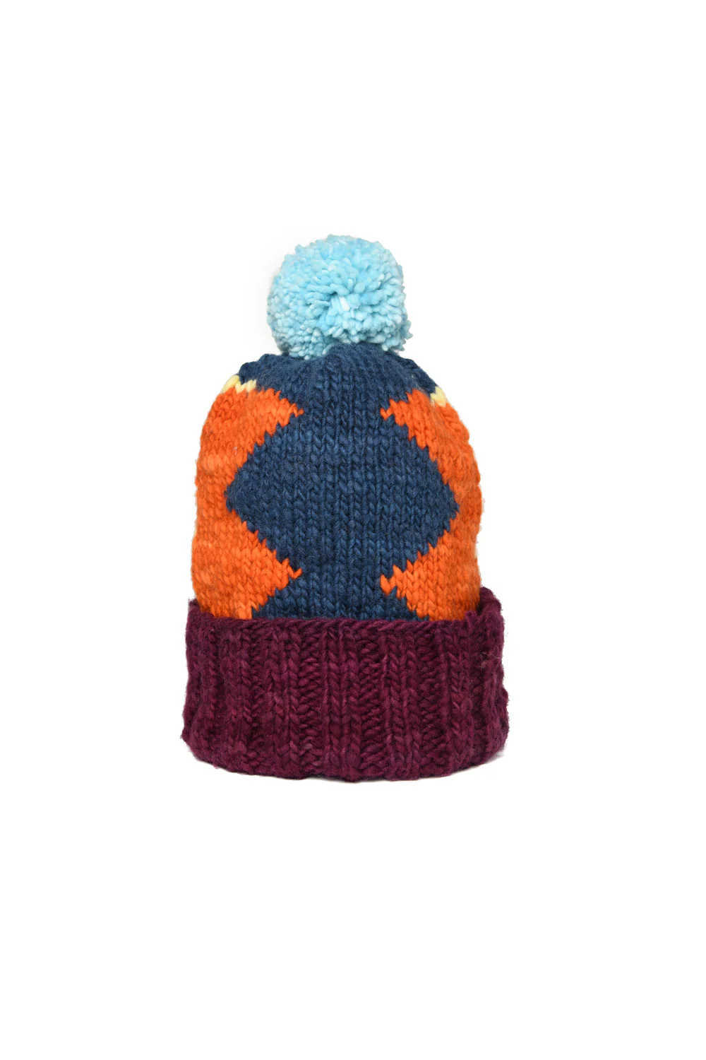 Double Cuff Cap Lightning - Raspberry - Image 2