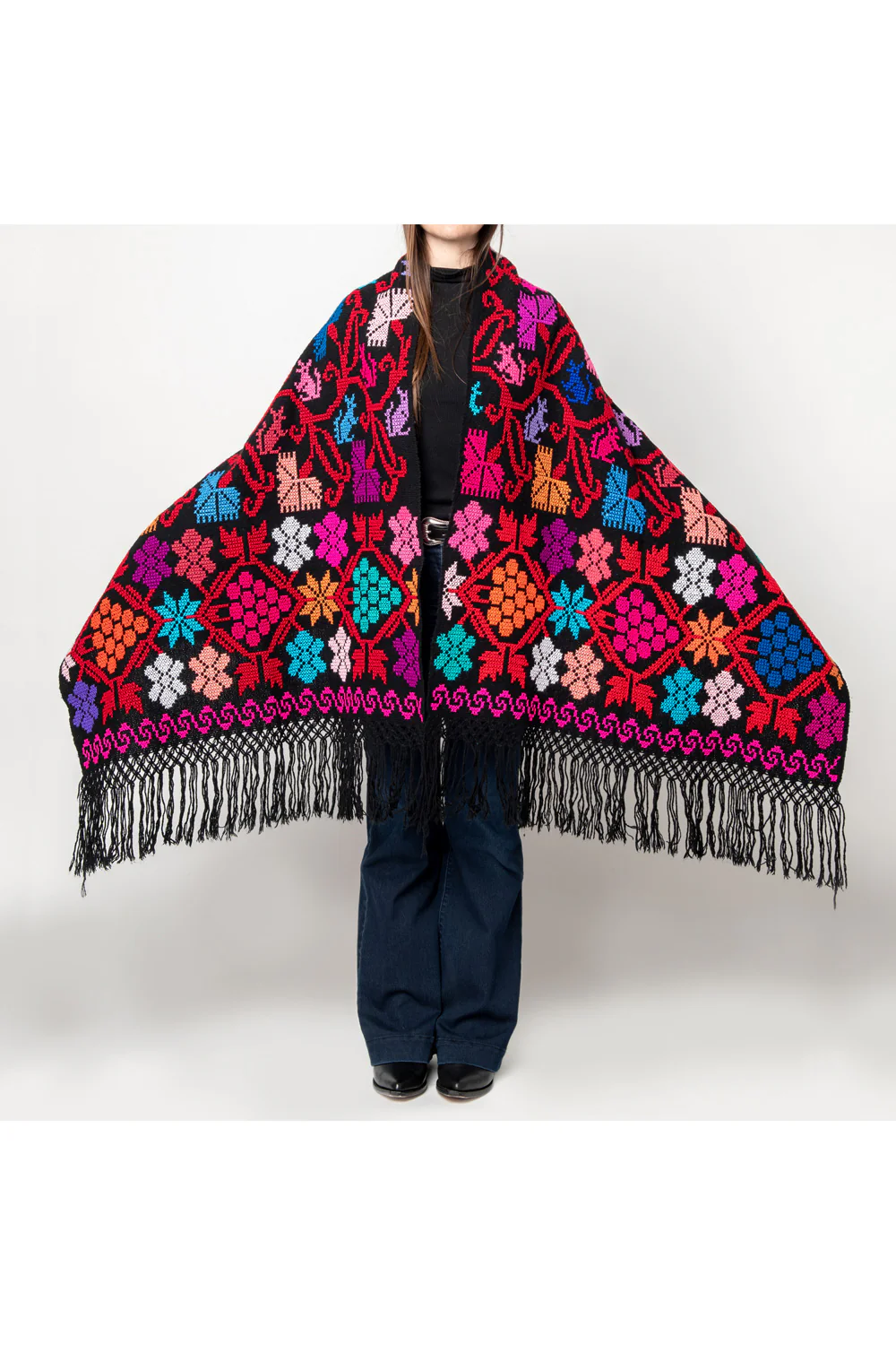 Embroidery Shawl - Arbol De La Vida (Tree of Life) D - Image 7