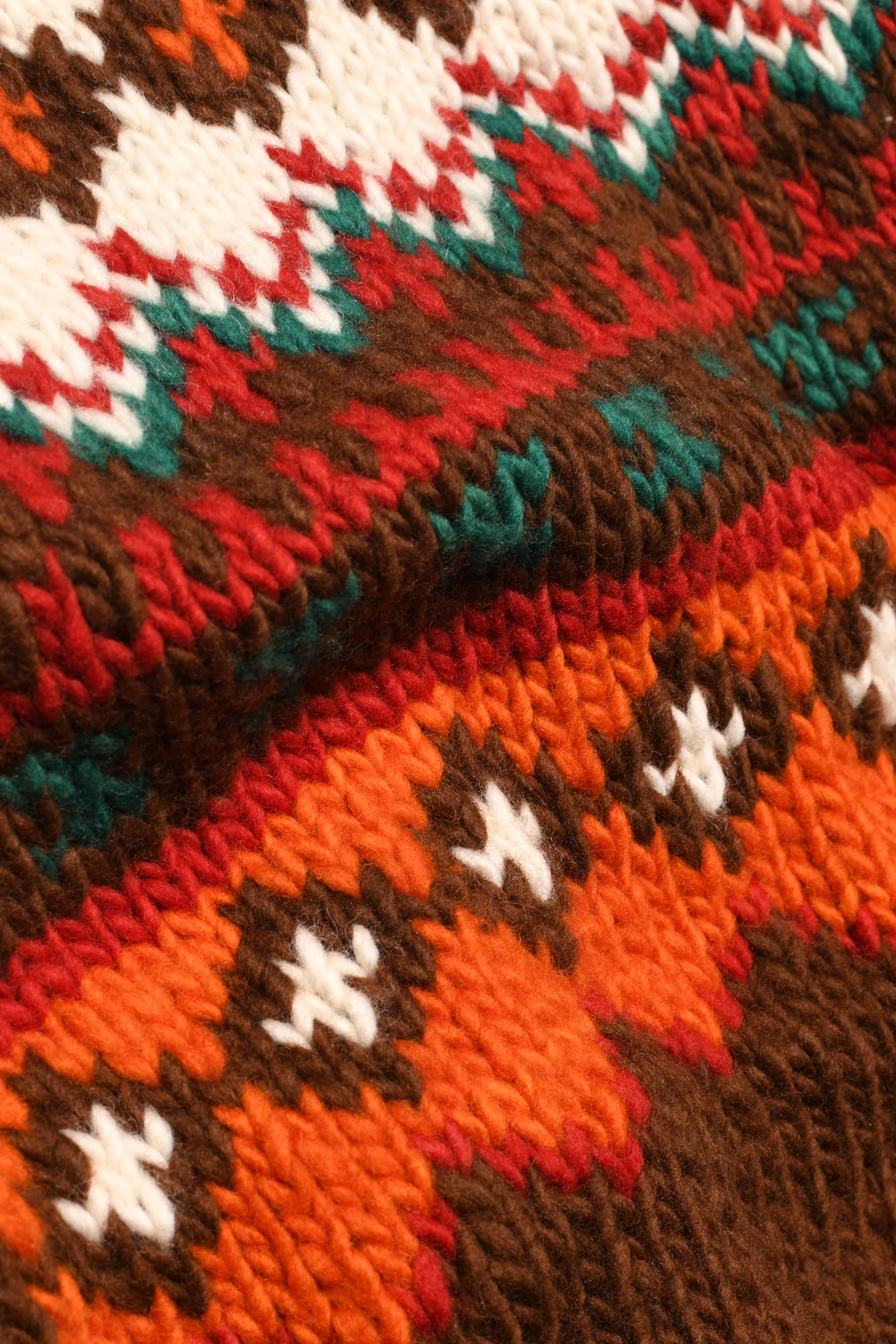 Fair Isle #3 Pullover - Brown - Image 4