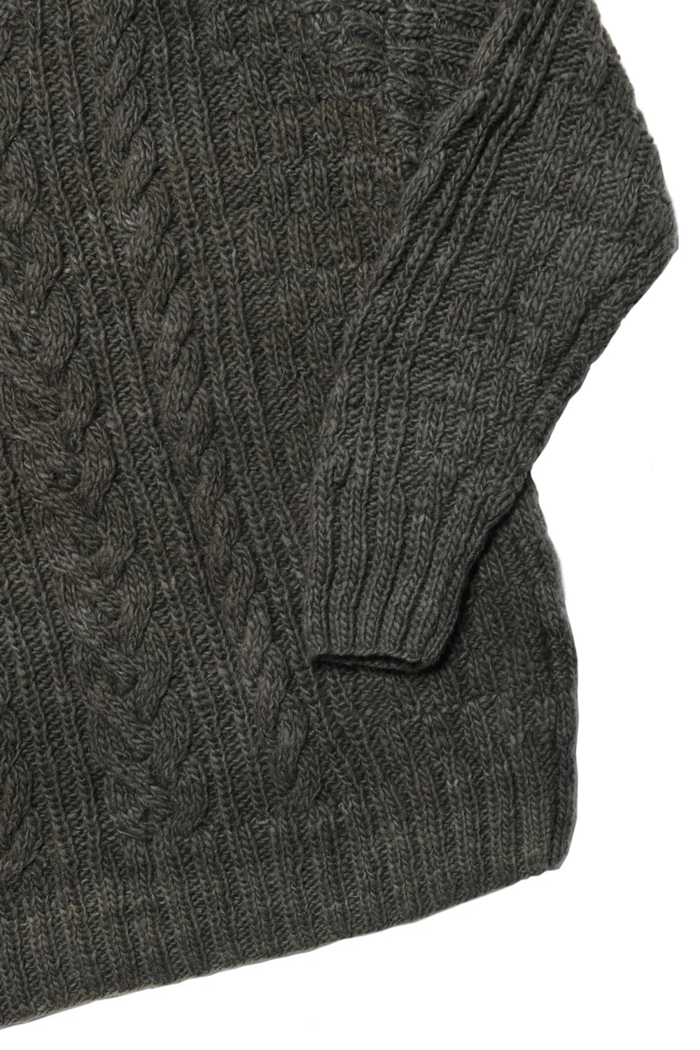 Fisherman Pullover - Factory Olive - Image 3