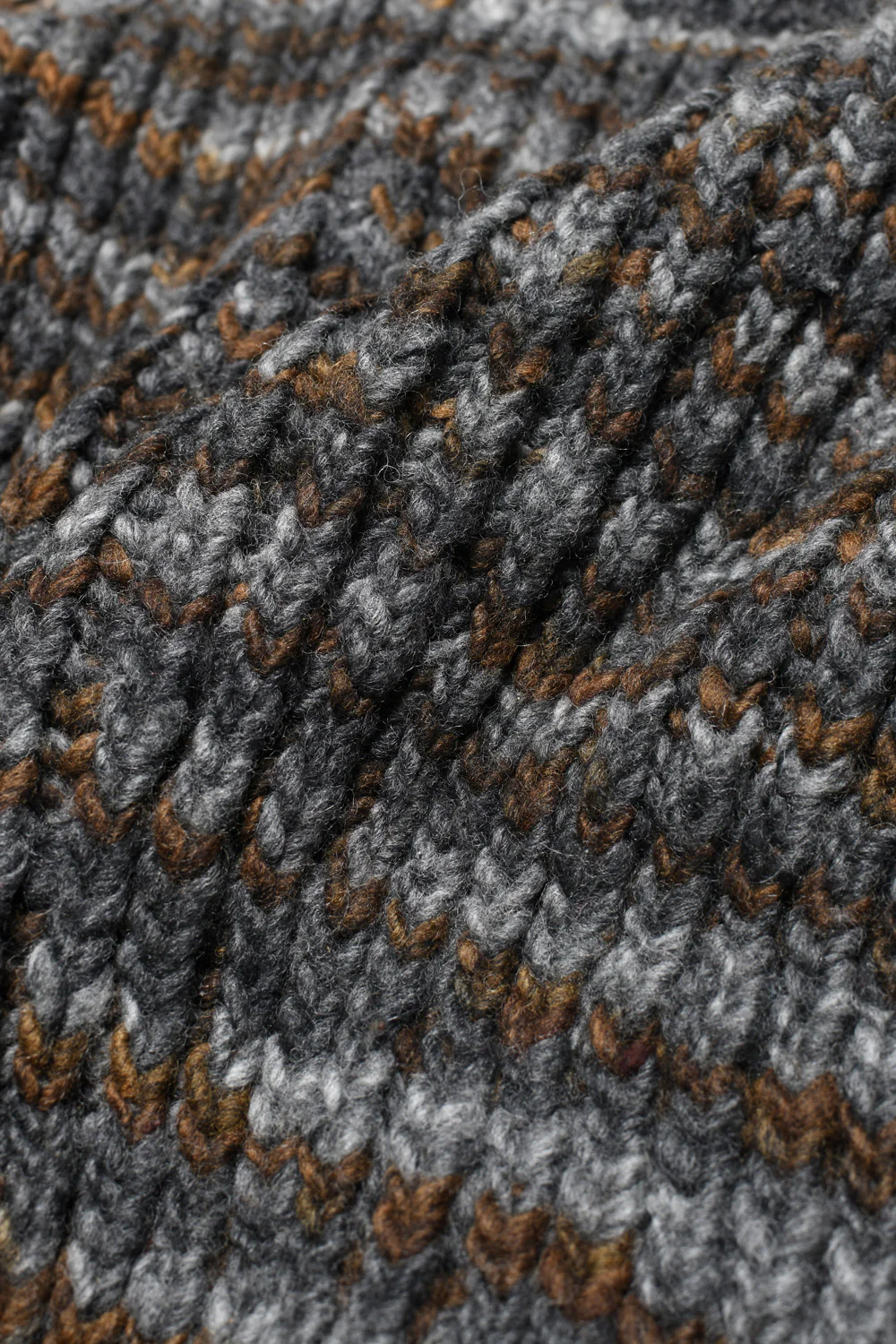 Mix Stripe Pullover - Black x Grey - Image 2