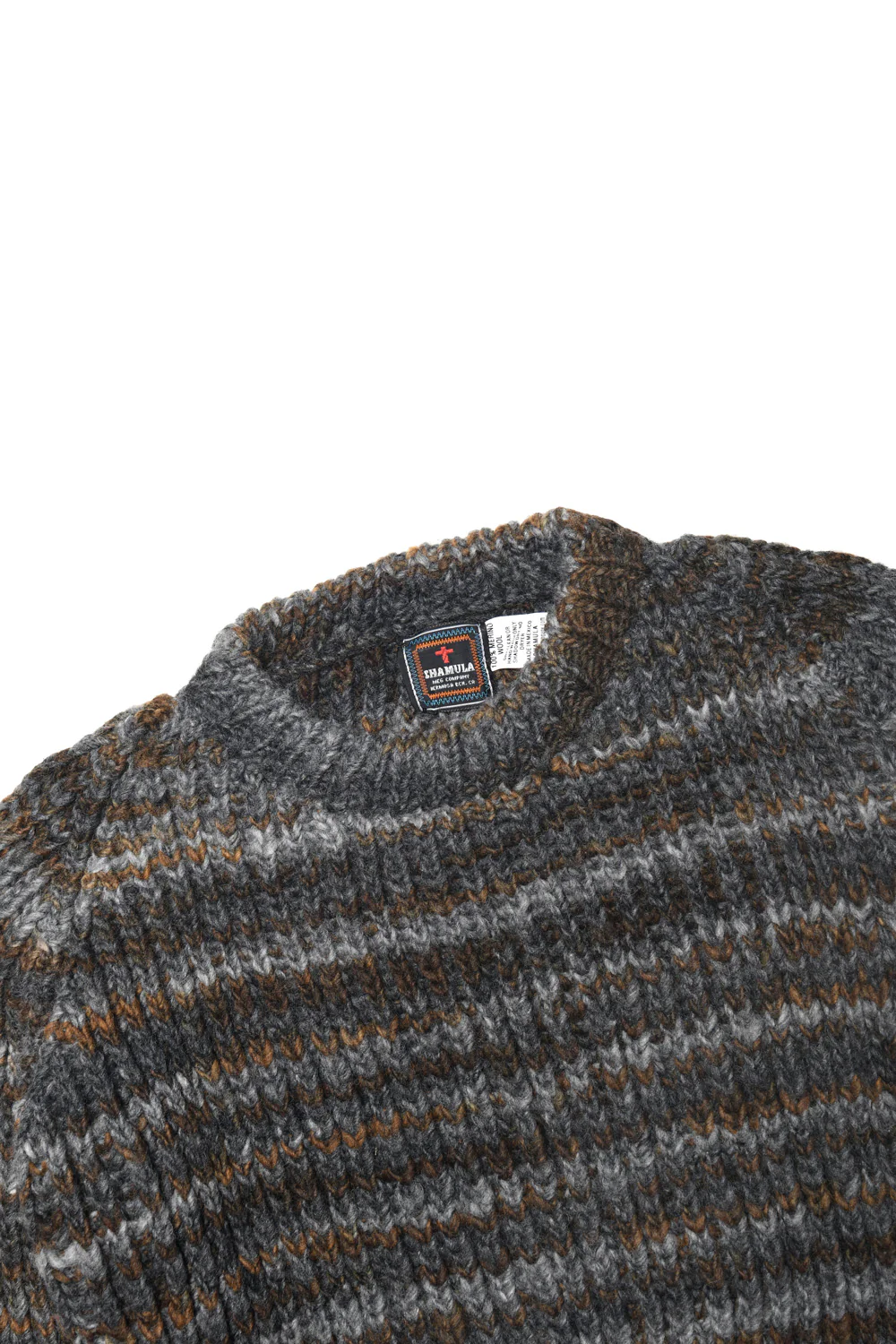 Mix Stripe Pullover - Black x Grey - Image 3