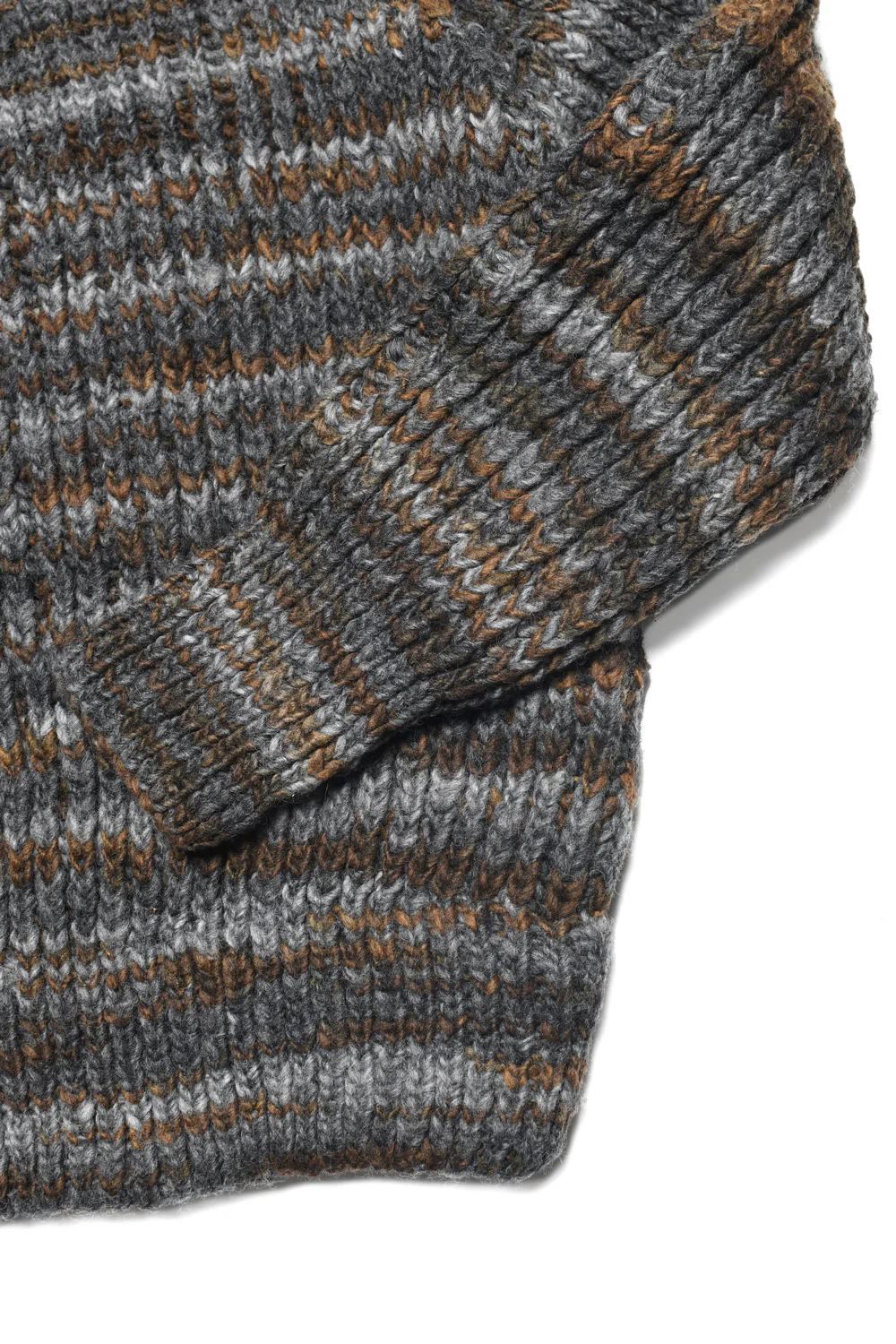 Mix Stripe Pullover - Black x Grey - Image 4