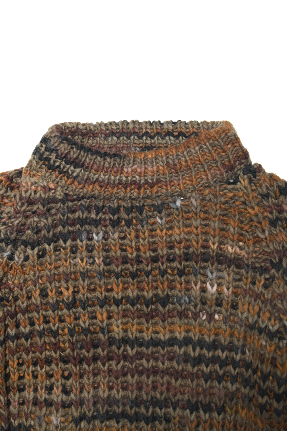 Mix Stripe Pullover - Dk. Olive - Image 3