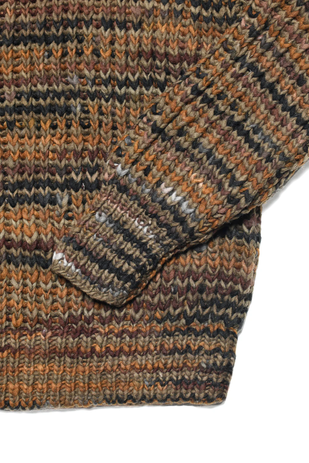 Mix Stripe Pullover - Dk. Olive - Image 4