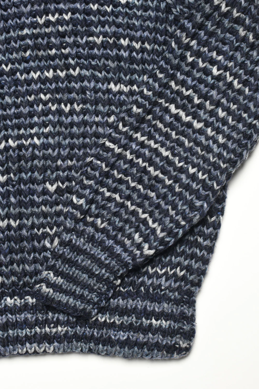 Mix Stripe Pullover - Navy - Image 4