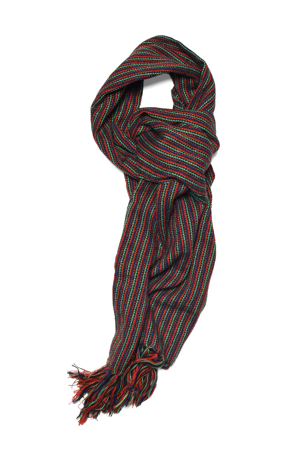Multi Pin Stripe Scarf - Charco [Narrow] - Image 3