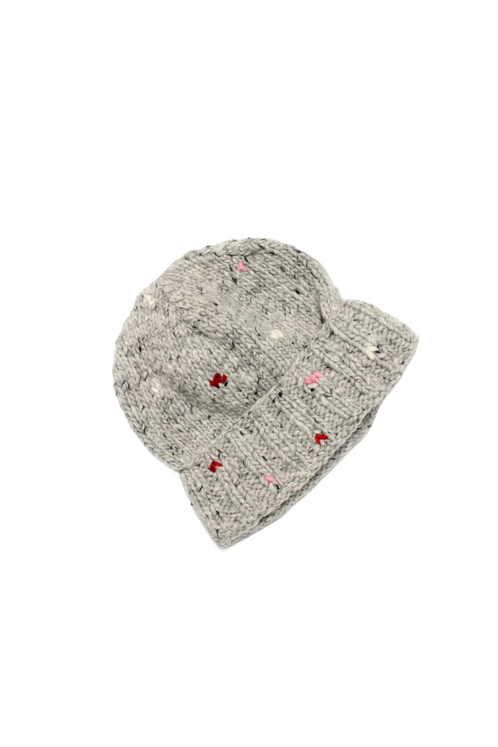 Short Double Cuff Cap Nap - Pearl Heather - Image 2