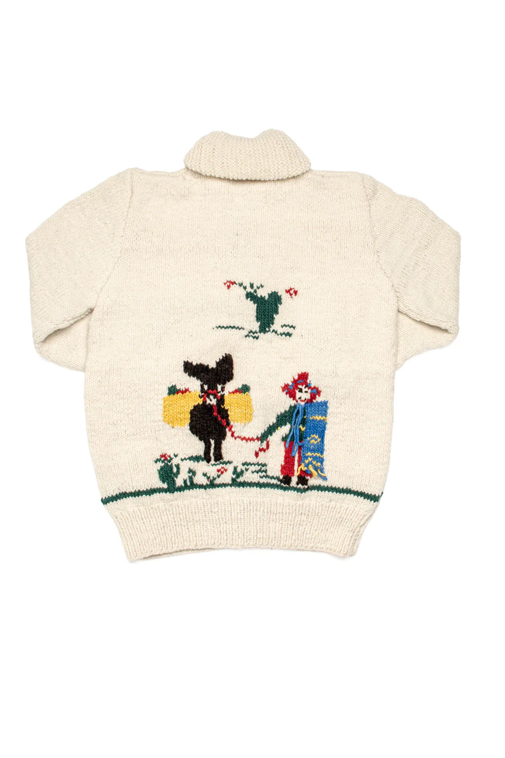 Souvenir Paisaje Zipper Cardigan - Ivory - Image 2